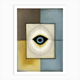 Balance, Symbol, Third Eye Rothko Neutral 1 Art Print