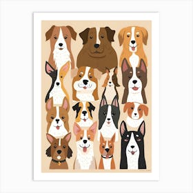 Dogs Of The World 1 Art Print