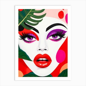 Sexy Face Art Print