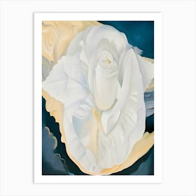 Georgia O'Keeffe - White Calico Rose, 1930.A Art Print