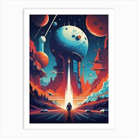 Outter Space Art Print