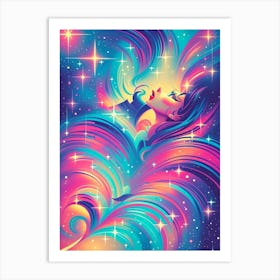 Psychedelic Art 60 Art Print