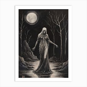 Dance With Death Skeleton Painting (71) Art Print