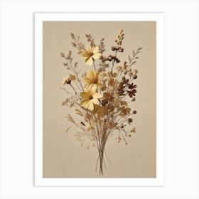 Fleurs Sechees, Dried Flowers Exhibition Poster 23 Art Print (5) Art Print