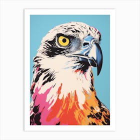 Andy Warhol Style Bird Osprey 2 Art Print