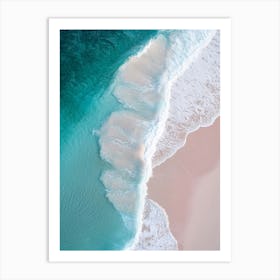 Aerial View Of A Beach 41 Art Print