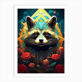 Raccoon 1 Art Print