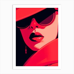 Red Hat Art Print