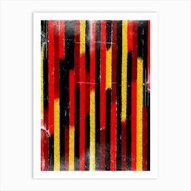 Abstract Stripes Art Print