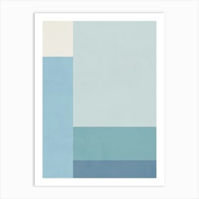 ABSTRACT MINIMALIST GEOMETRY - AA02 Art Print