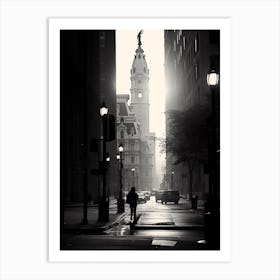 Philadelphia, Black And White Analogue Photograph 4 Art Print