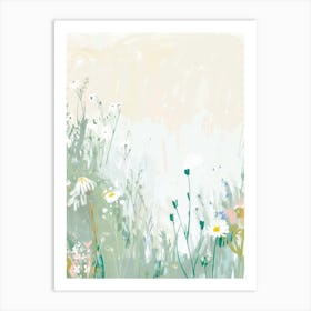 Meadow - Soft Colors Painting Landscape Art Print