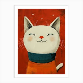 Happy Cat 1 Art Print
