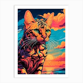 Bengal Cat 3 Art Print