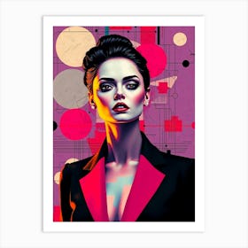 Sexy Woman Portrait Art Print