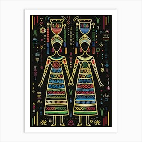 Egyptian Women Art Print