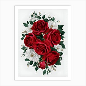 Red Roses 9 Art Print