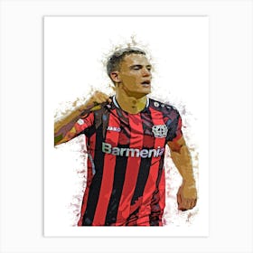 Florian Wirtz Bayer Leverkusen 1 Art Print