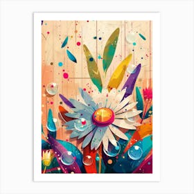 Colorful Flowers 11 Art Print