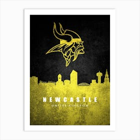 Northumberland Vikings Art Print