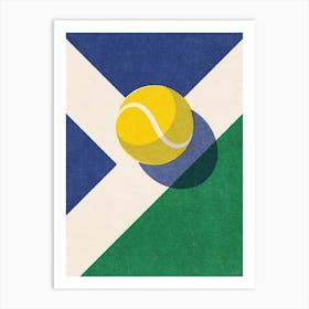 BALLS Tennis - hard court II Art Print