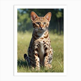 Bengal Cat 2 Art Print