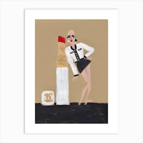 Red Lipstick Art Print