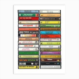 Soul Music - Cassette Print Art Print