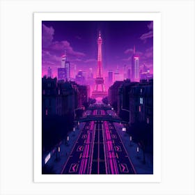 Paris At Night 1 Art Print