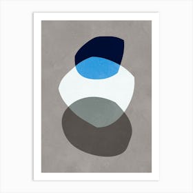 Abstract expressive forms 3 Art Print