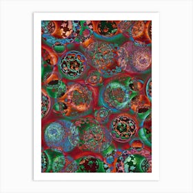 Abstract Plates Art Print