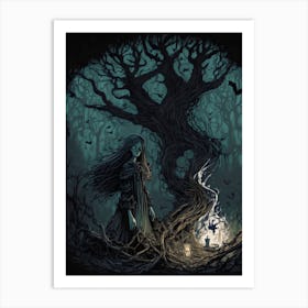 Witch Girl 1 Art Print
