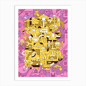 Bananagum Art Print