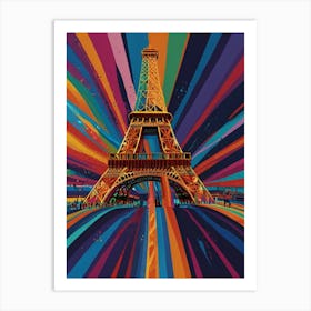 Paris Eiffel Tower 2 Art Print