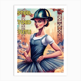 Steel Toed Tutu Art Print