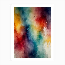 Abstract Watercolor Painting 32 Art Print