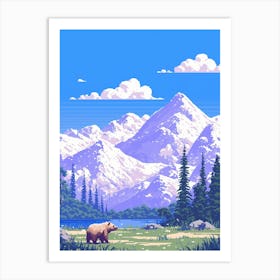 Pixel Art 1 Art Print