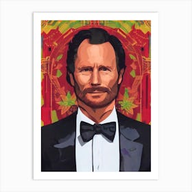 Ed Harris Illustration Movies Art Print