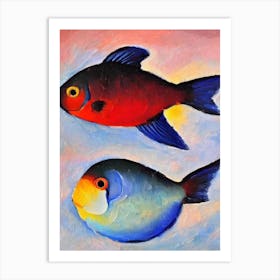 Barreleye Fish II Matisse Inspired Art Print