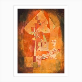 The Man Under The Pear Tree, Paul Klee Art Print