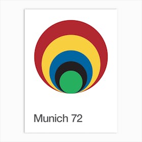 Munich 72 Olympics Art Print