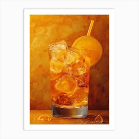 Orange Iced Tea 31 Art Print