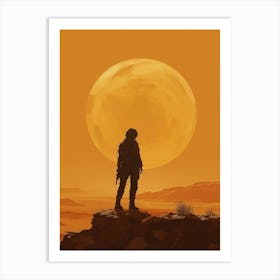 Martian Landscape Art Print