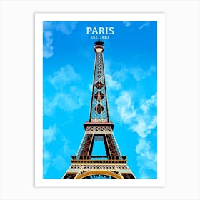 Paris Print | Eiffel Tower Print Art Print