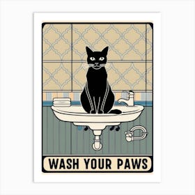 Wash Your Paws 59 Art Print