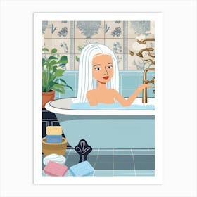 Bathing Woman 1 Art Print