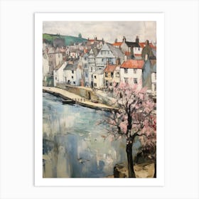 Whitby (North Yorkshire) Painting 1 Art Print