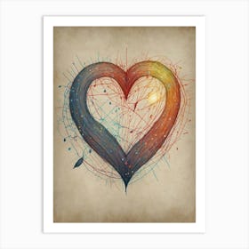 Heart Of Love Art Print