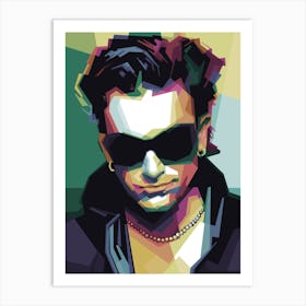 Bono WPAP fanart Art Print