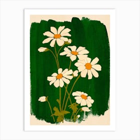 Daisy Flowers 5 Art Print